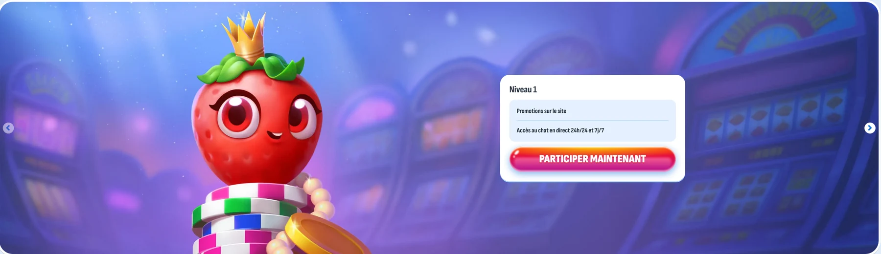 Nomini kaszinó motívum online slot lobbyban